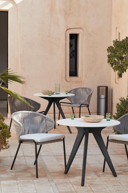 Стул лава бронза Manutti Radius MNST729 - Вид №10