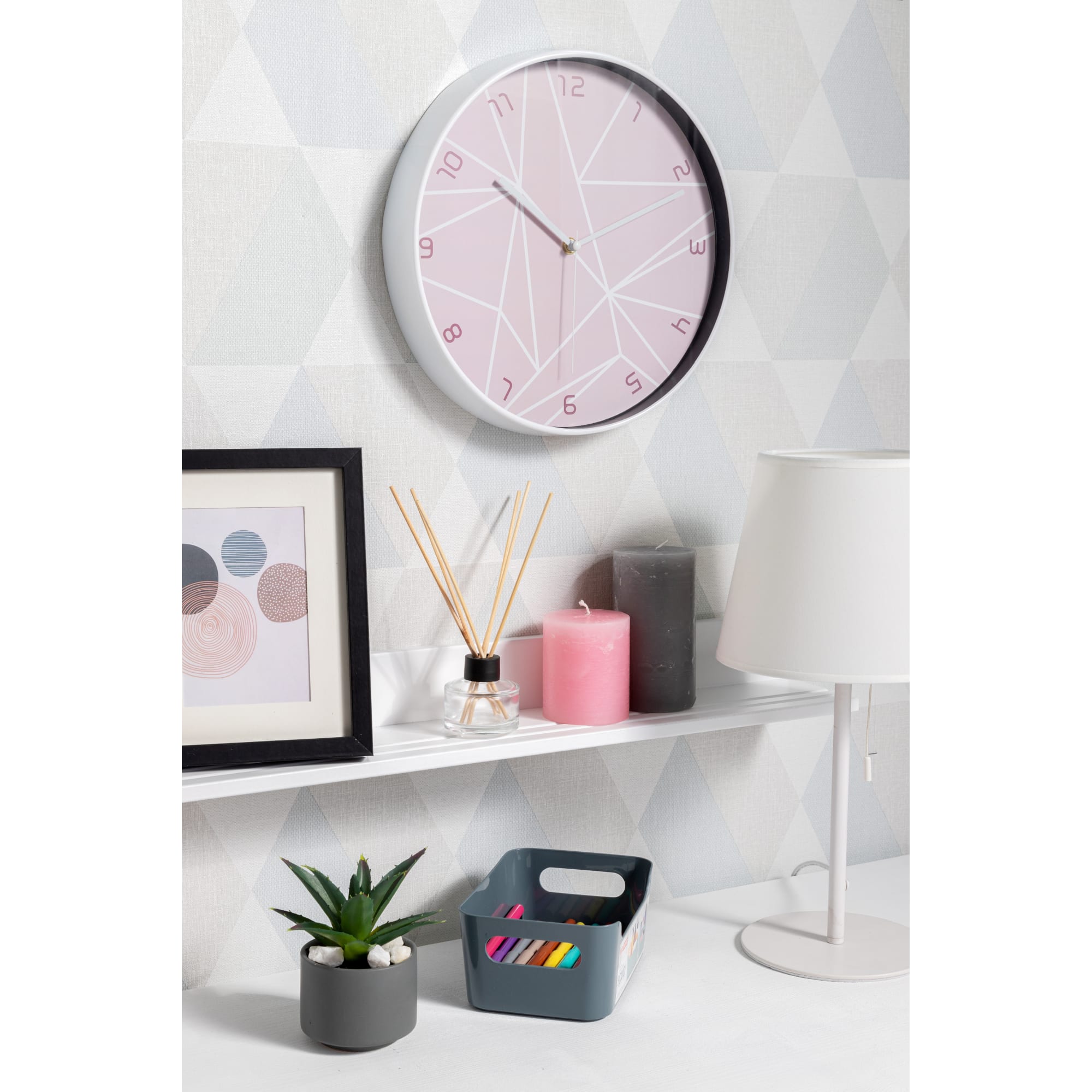 82481040 Часы настенные «» 30 см Геометрия Santreyd  - Вид №5