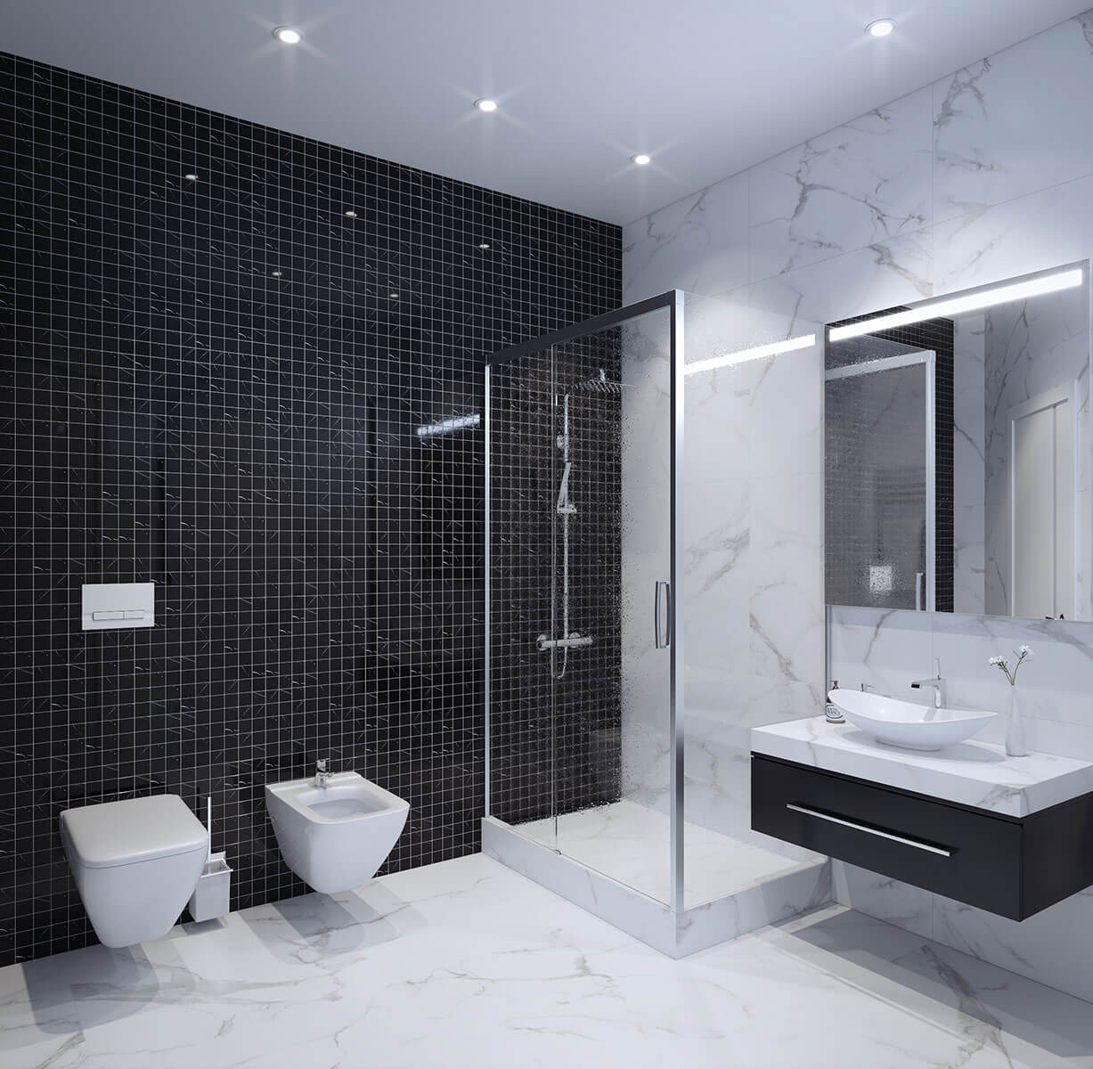 Мраморная мозаика Starmosaic Classic – элегантность в каждом фрагменте STP-ST102 INCOLOR - Вид №4