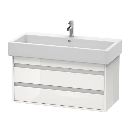 KT663804343 Ketho Тумбочка подвесная Базальт матовый, декор Duravit - Вид №2