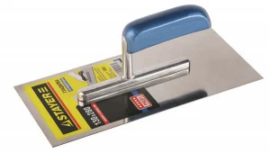 Гладилка нержавеющая прямая 130х280мм серия PROFI с деревянной ручкой Stayer