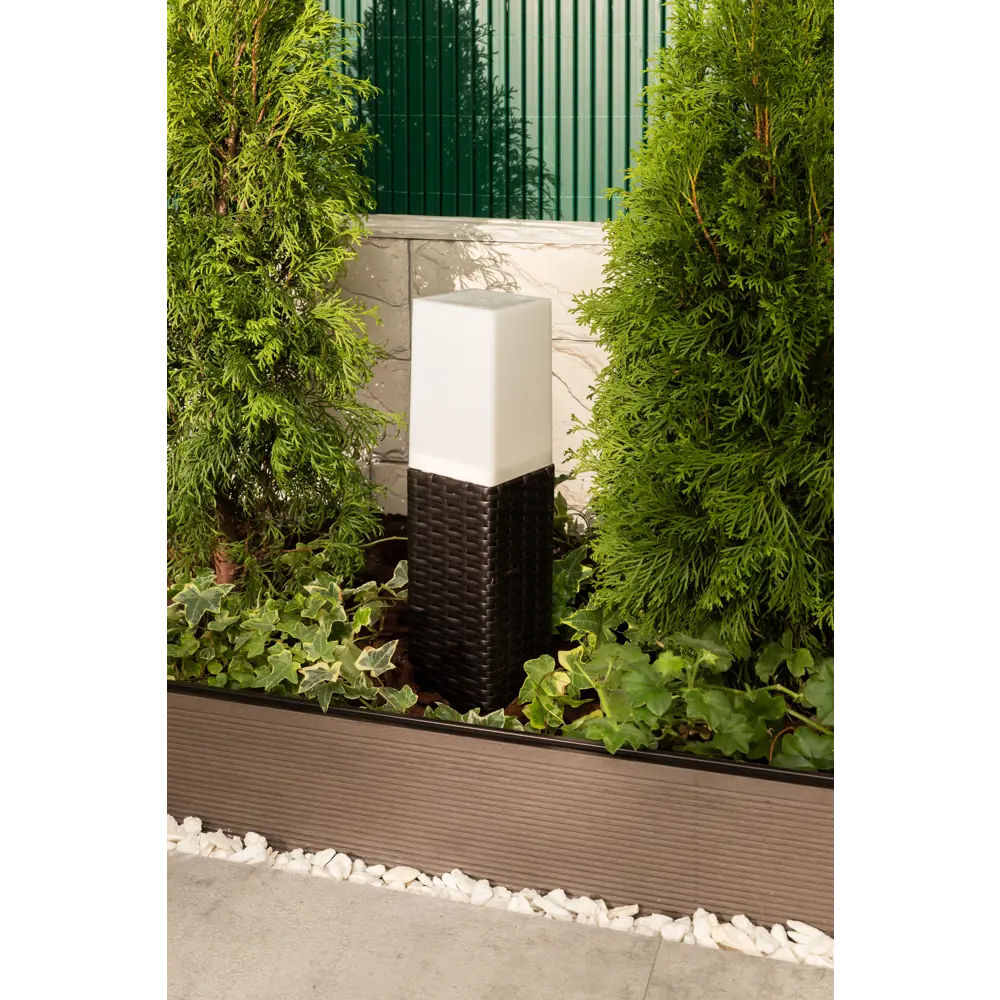 Светильник в грунт TDM Electric Ротанг-2 на солнечных батареях, свет холодный белый STLM-2059379