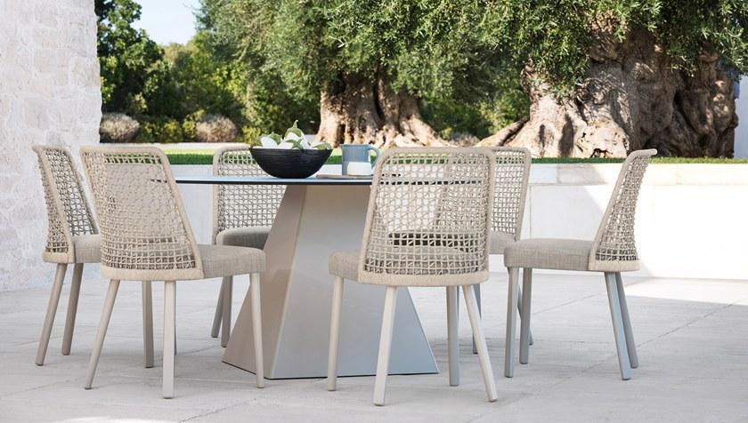 Varaschin Круглый мраморный стол Tower 1461 - Вид №1