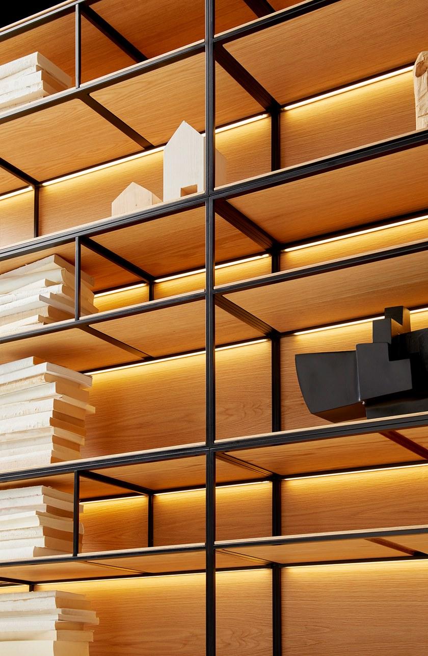 José Martínez Medina Модульный открытый книжный шкаф Blacktone sun-id-1387919 - Вид №12