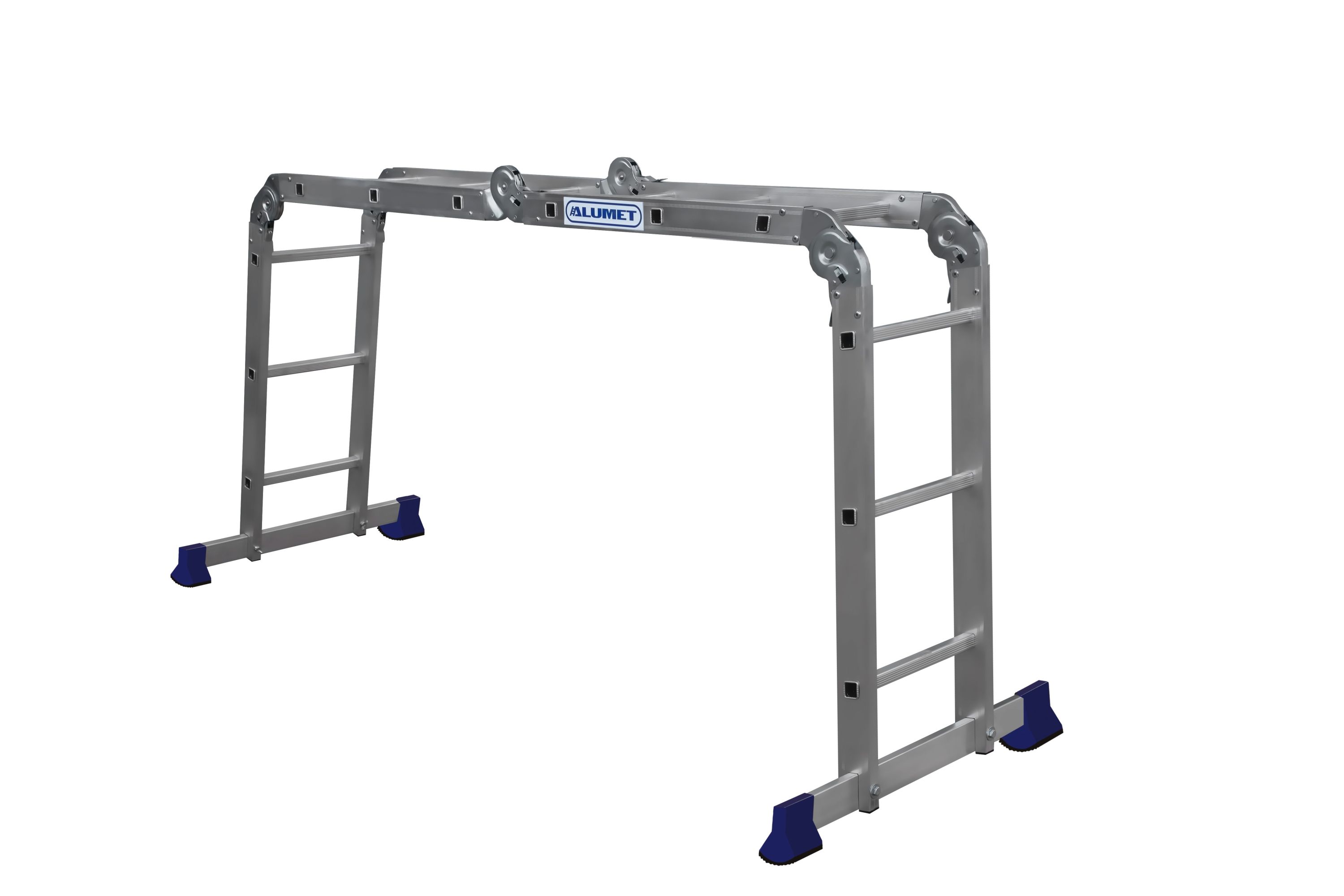 Алюминиевая четырехсекционная шарнирная универсальная лестница (трансформер) TL 4033 ALUMET  - Вид №1