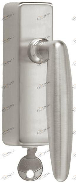 Formani Оконная ручка dk никель с замком Timeless 1939-dklock-o