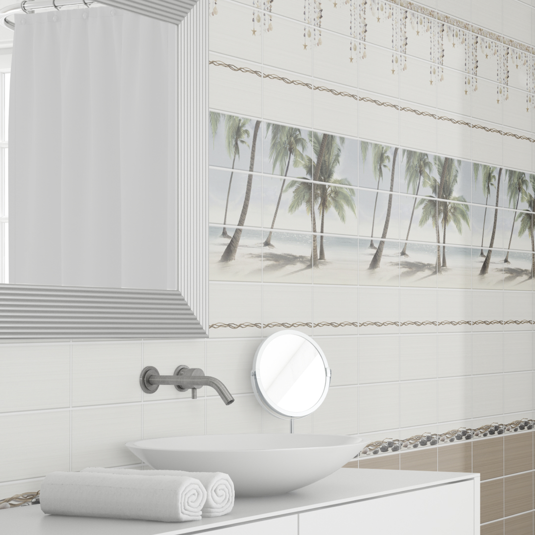 Панель пласт. "Новита" Мальдивы Пальма (Узор) 2,7*0,25 АКВАТОН Novita STSR-403 - Вид №4