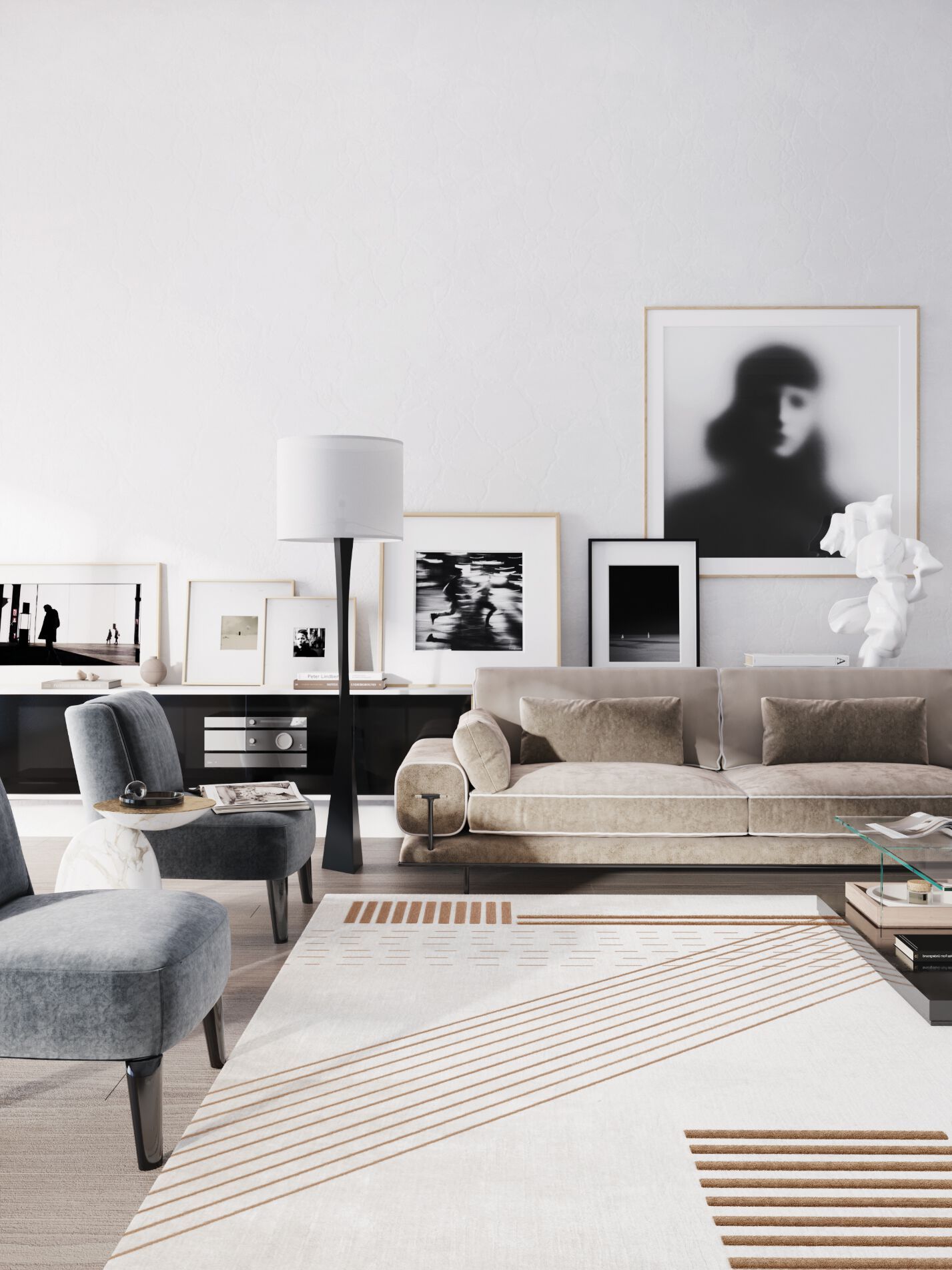 Прямоугольный ковер ручной работы из шерсти Tapis Rouge ЭКО ARCH-00017782