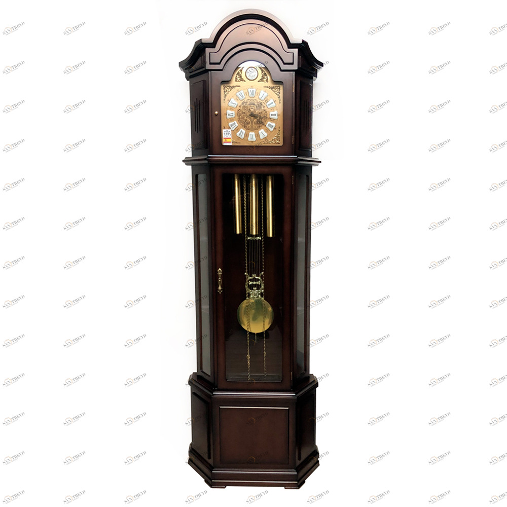 Часы напольные коричневые Dark Walnut SARS ДИЗАЙНЕРСКИЕ 00-3967445 Коричневый 