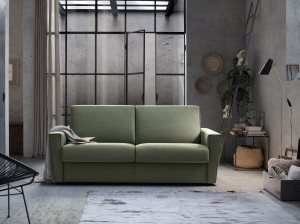 Двуспальный диван-кровать из ткани