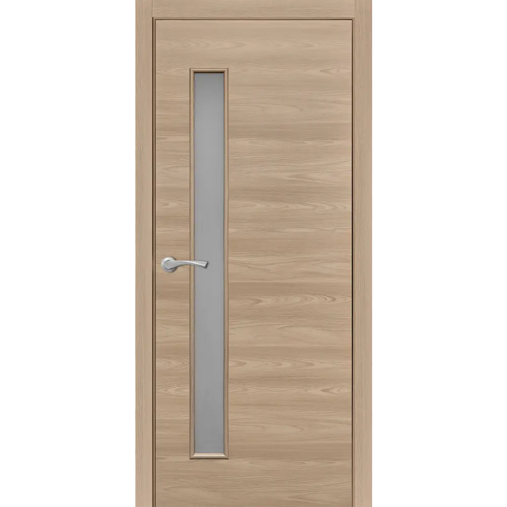 Комплект двери остекленная 90x200 см Hardflex цвет коричневый с добором 200 мм ПРИНЦИП STLM-2063635