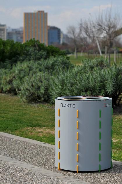 Контейнер для мусора из стали для раздельного сбора мусора Santreyd sun-id-1411254 - Вид №2