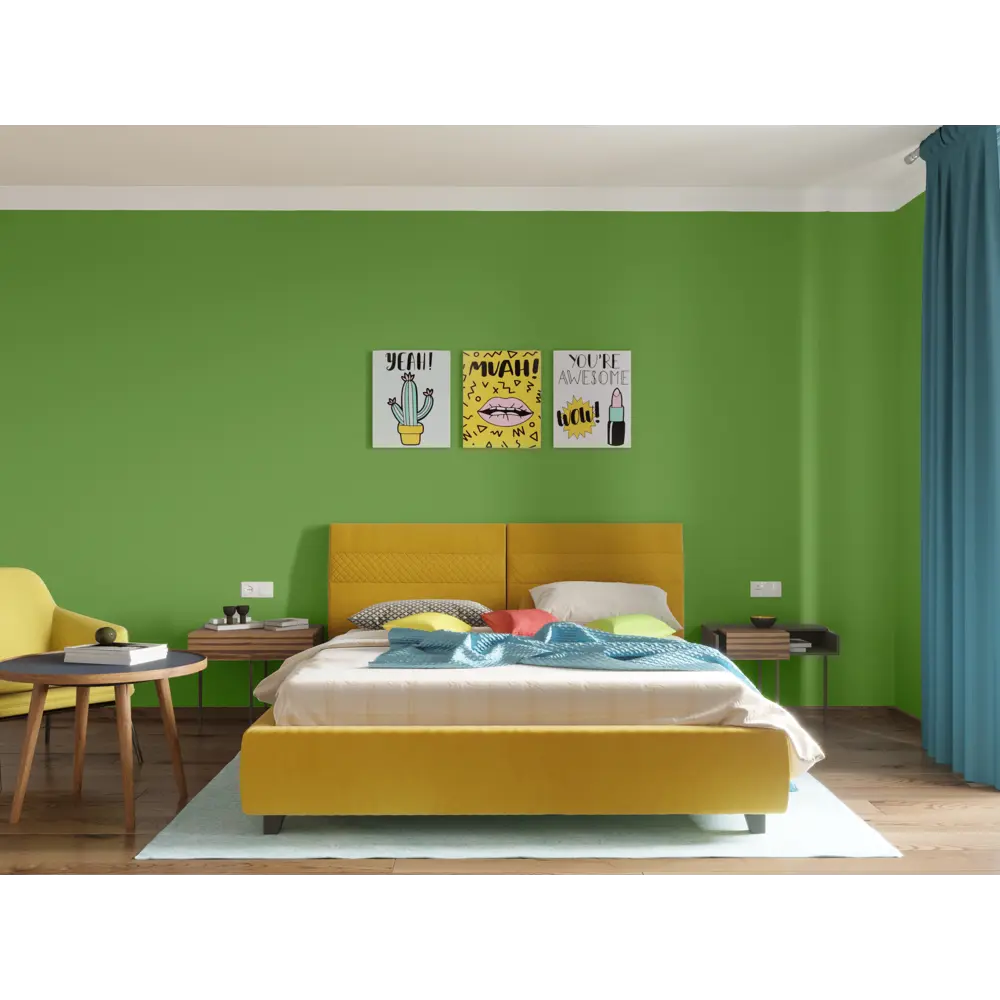 Краска для стен и потолков Trend Farbe цвет Зеленое яблоко 1 л 81970833 STLM-2156970 Dufa  - Вид №3