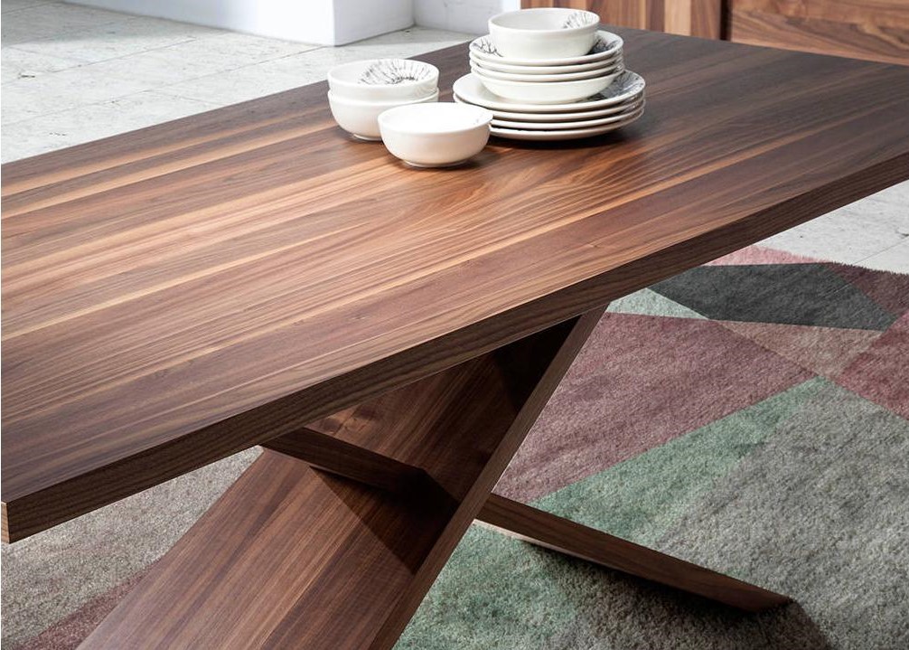 Обеденный стол деревянный 200 см GOB-N5452 от Angel Cerda ANGEL CERDA  150000 Орех;коричневый  - Вид №1