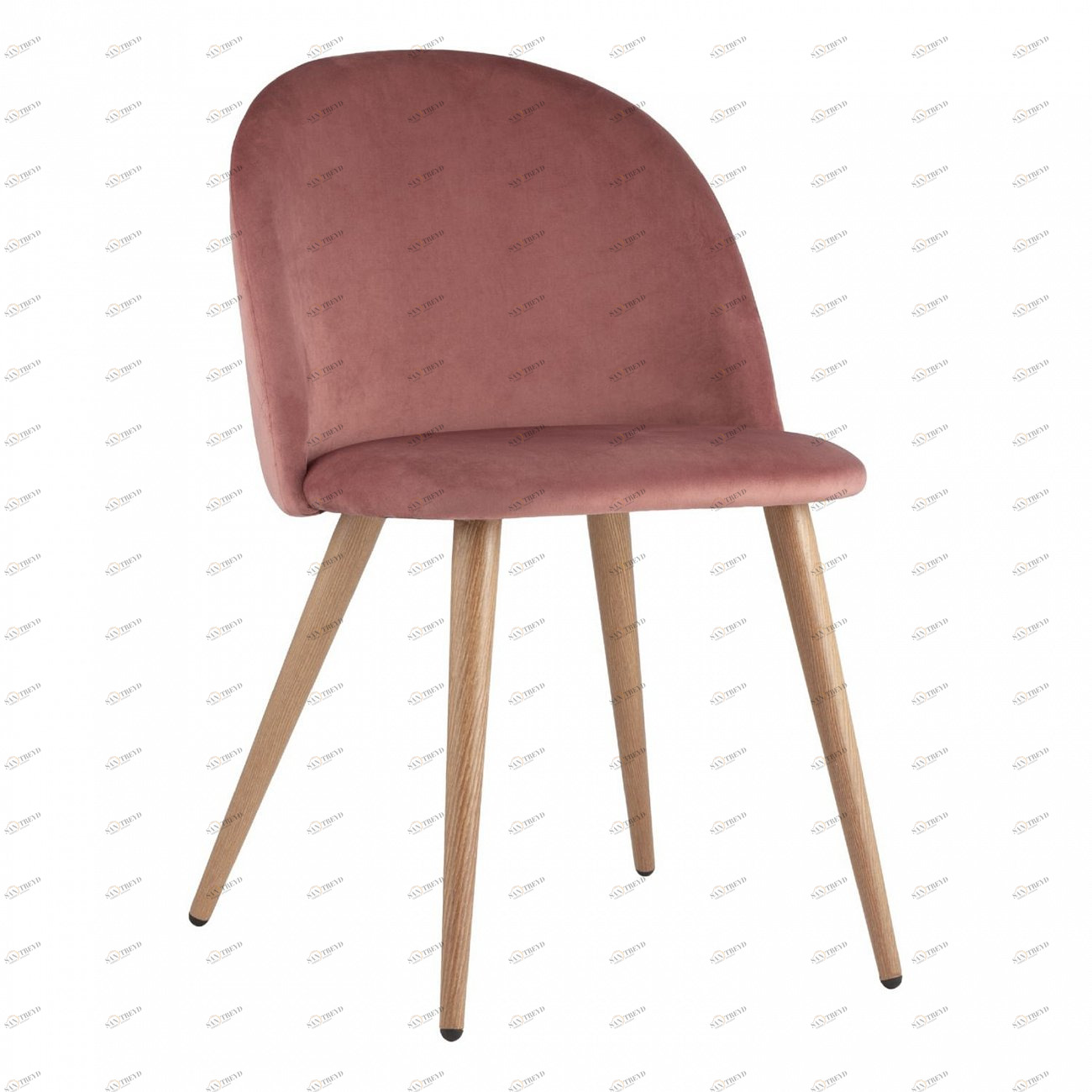 Стул с мягкой обивкой розовый с ромбами "Лион" STOOL GROUP ДИЗАЙНЕРСКИЕ 00-3881977 Розовый 