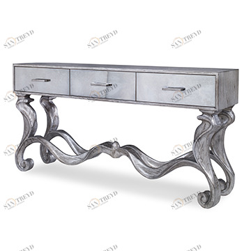 Консольные столы 27003-850-004 Voranado Scrolling Console - Steel Ambella 