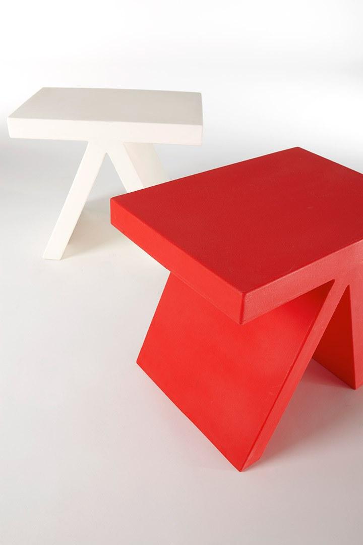 SLIDE Штабелируемый журнальный столик из полиэтилена sun-id-1353221 - Вид №2