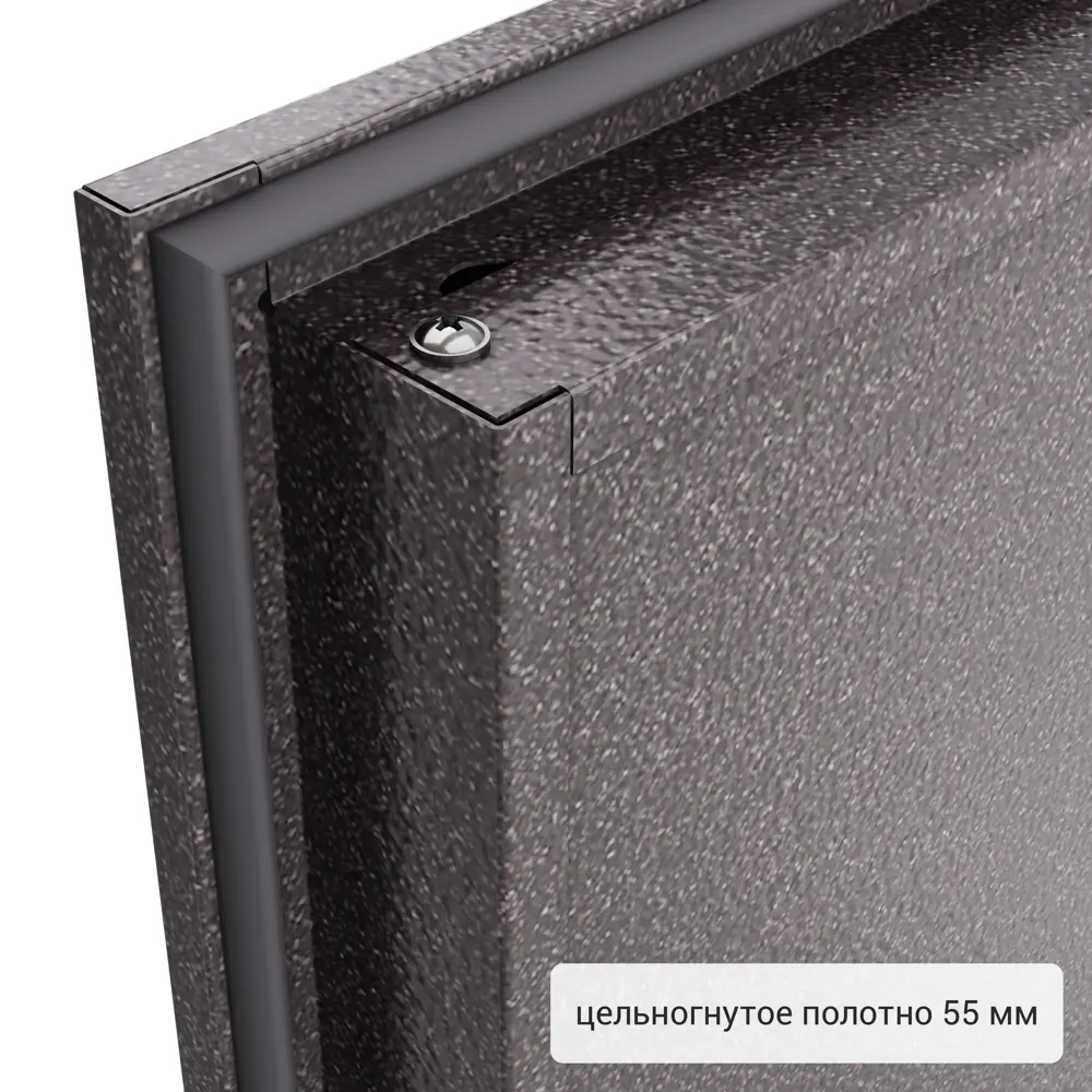 Дверь входная металлическая Стаф 860 мм правая цвет шоколад TOREX STLM-2067453 - Вид №10