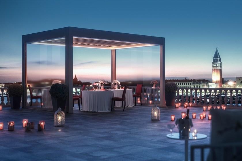 HELLA Алюминиевая пергола с регулируемыми жалюзи и подсветкой sun-id-1417302 - Вид №3