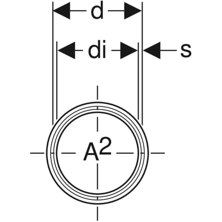 390.614.14.1 Труба Geberit Silent-PP с двумя раструбными муфтами Geberit  - Вид №3