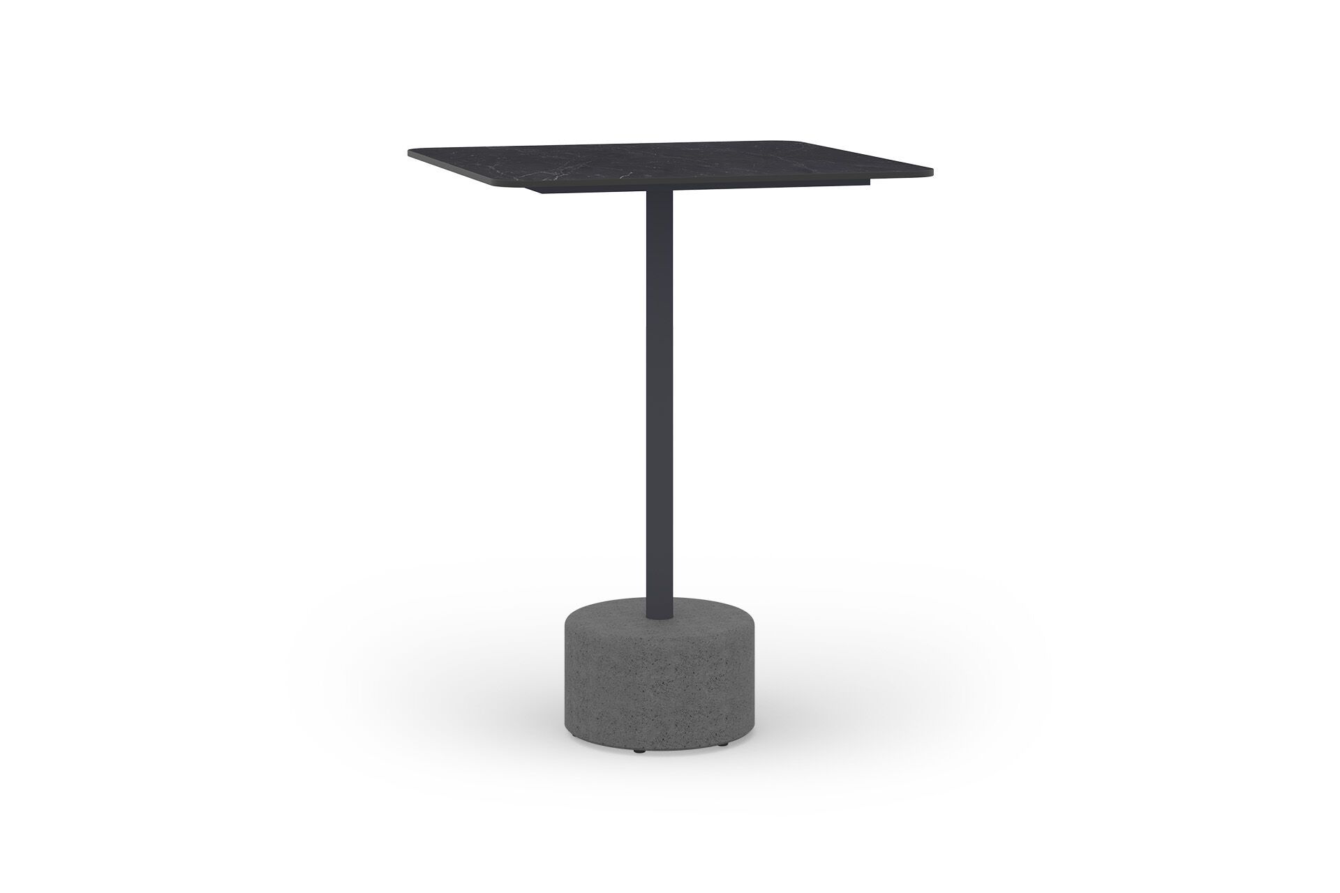 Квадратный стол с верхней частью HPL и каменным основанием MAMAGREEN Glyph ARCH-00077252 - Вид №3