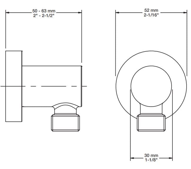 Встраиваемый термостатический набор для душа с душем BARIL PRO-4225-45 ARCH-00099427 - Вид №5