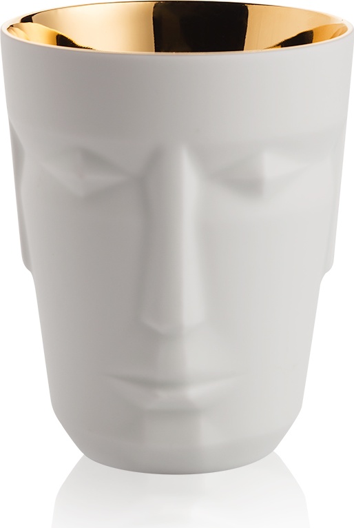 10622672 Sieger by Furstenberg Кубок Sieger by Furstenberg "Прометей" 300мл (золотист.) Фарфор 