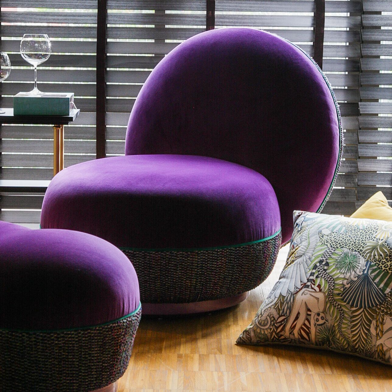 Бархатное кресло Paolo Nesi TIAMO ARCH-00118145 - Вид №2