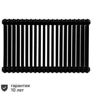 Радиатор трубчатый Irsap Tesi RT305652010A430 500/100 20 секций боковое подключение сталь черный 81990701 STLM-2202027