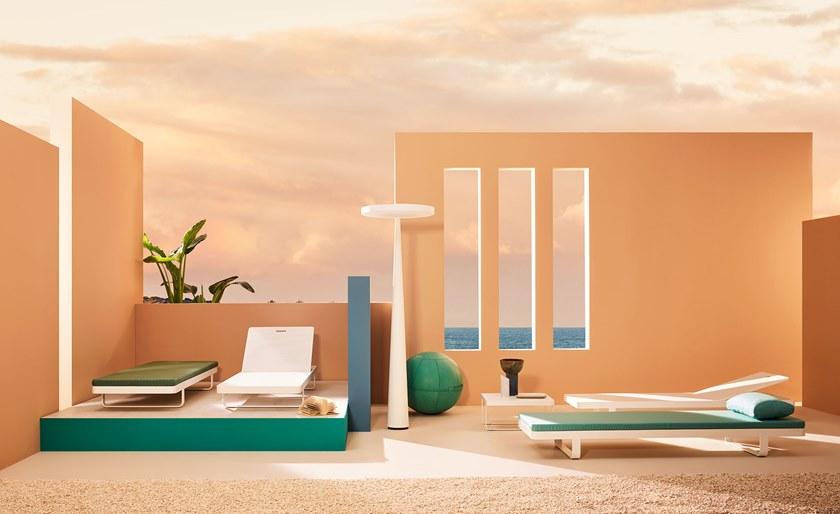 Terraforma Откидной алюминиевый садовый шезлонг Makemake Mkle217al/1 - mkle217al/2 - Вид №1