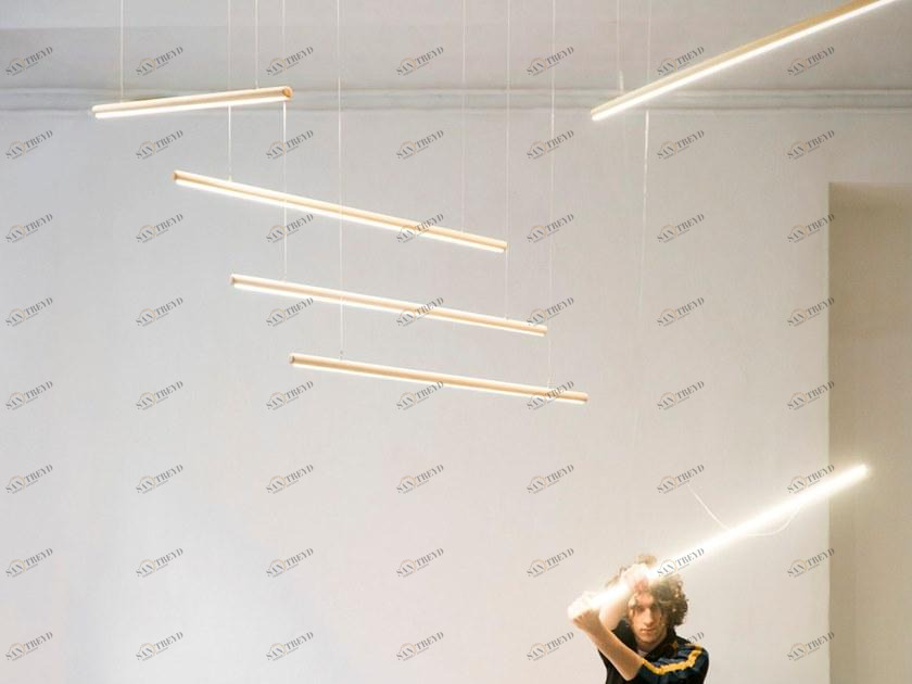 smarin Светодиодный подвесной светильник из дуба sun-id-1408260