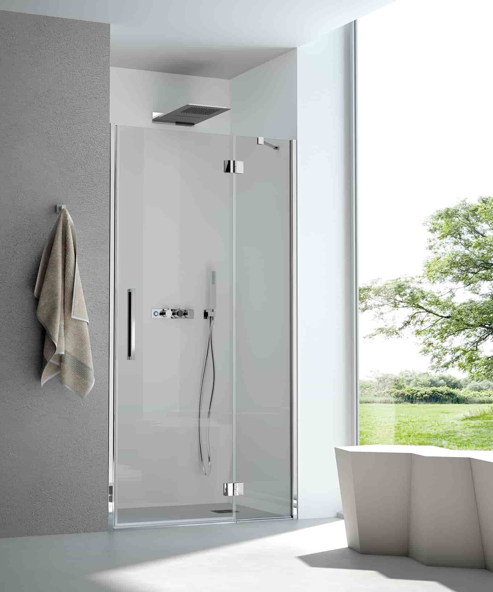 Прямоугольная душевая кабина из алюминия и стекла с распашной дверью CSA Box Doccia Алиса ARCH-00063427 - Вид №3