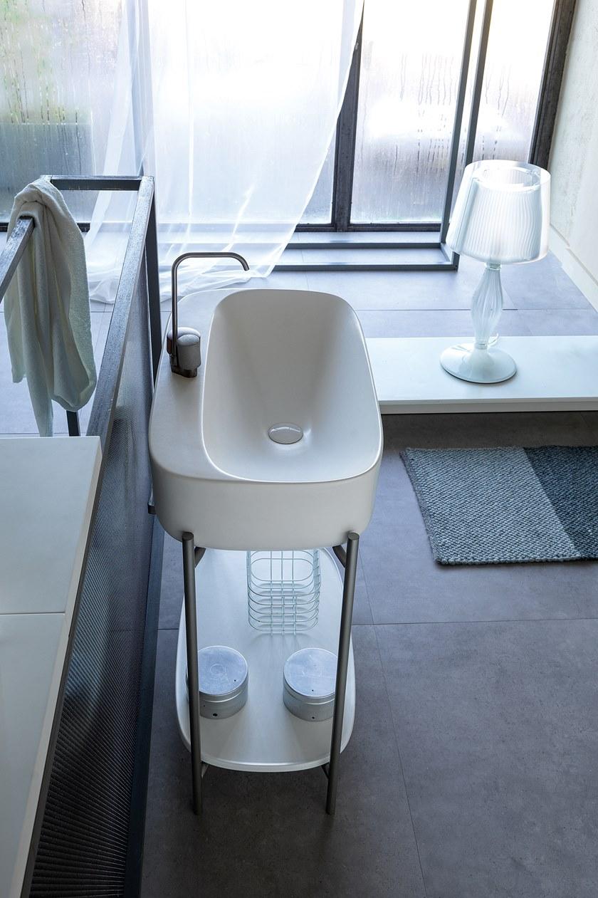 Scarabeo Ceramiche Тумба под умывальник из металла Diva sun-id-1385152 - Вид №2