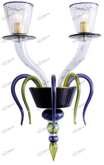 Veronese Настенный светильник из муранского стекла Caigo 2 sun-id-1505651