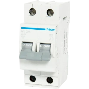Автоматический выключатель Hager MY225 1P N C25 А 4.5 кА