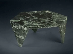 VGnewtrend Низкий мраморный журнальный столик для гостиной