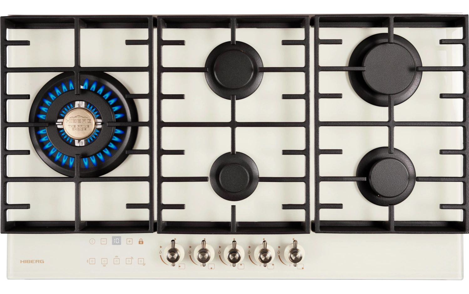 9238402 Газовая варочная поверхность HIBERG VM 9155 Y STDN-0018342 - Вид №1