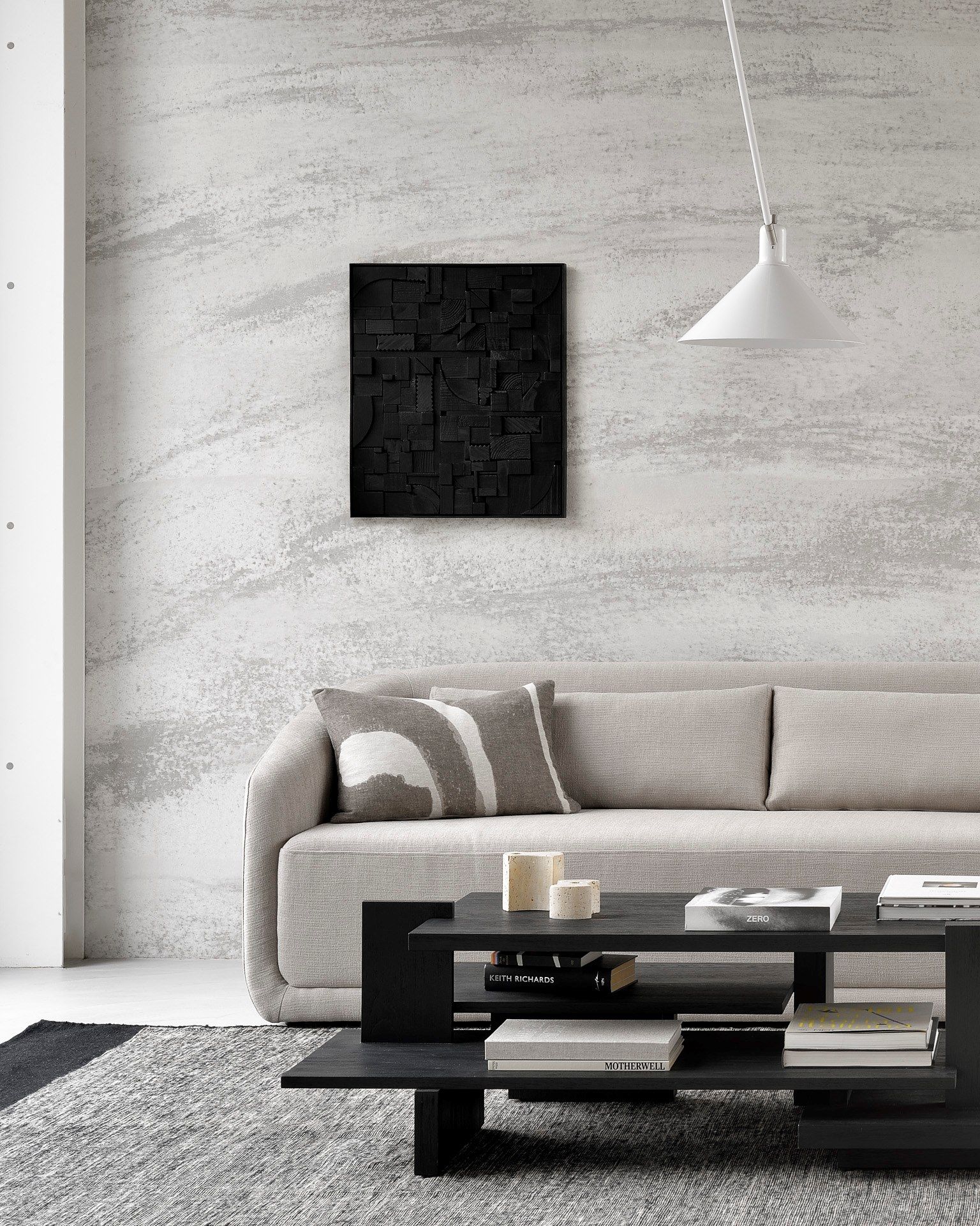 Деревянный низкий прямоугольный журнальный столик с журнальной стойкой Ethnicraft Аннотация ARCH-00084472 - Вид №6