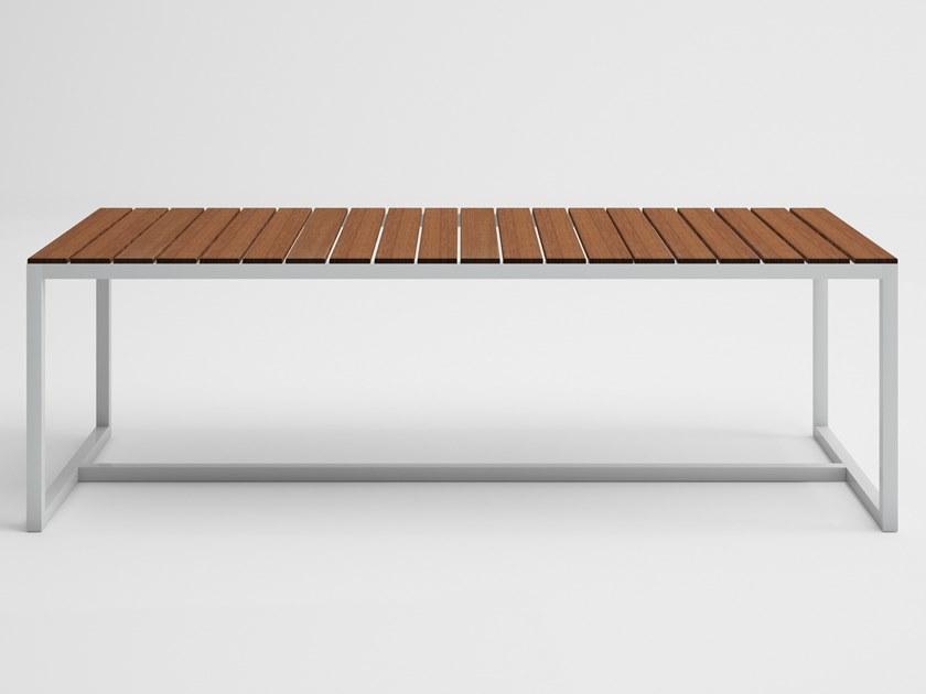 GANDIABLASCO Прямоугольный садовый стол из тика Saler teak sun-id-1412460 - Вид №3
