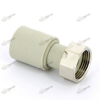 Муфта сварка-В 25х3/4" с накидной гайкой пломбируемая FV-PLAST 226027