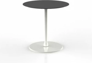 VAGHI Круглый журнальный столик из ламината и металлической основы Calice Tt1