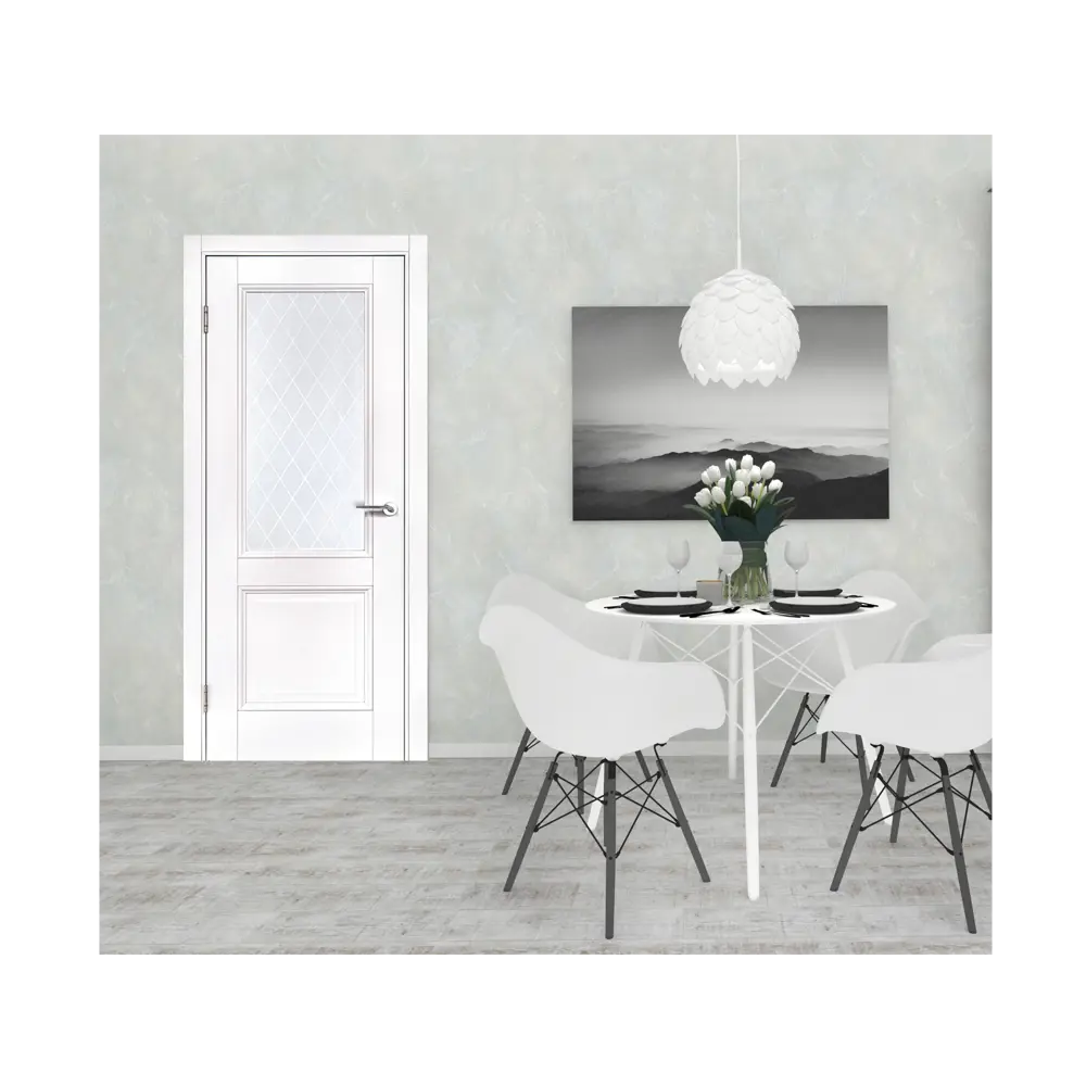 PORTIKA Палермо - межкомнатная дверь с матовым стеклом для кухни 87418087 STLM-1564227 - Вид №5