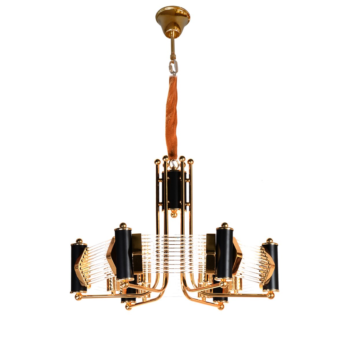 Люстра BRCH9062-6 от Delight Collection золото/черная DELIGHT COLLECTION ДИЗАЙНЕРСКИЕ 247085 Золото  - Вид №1