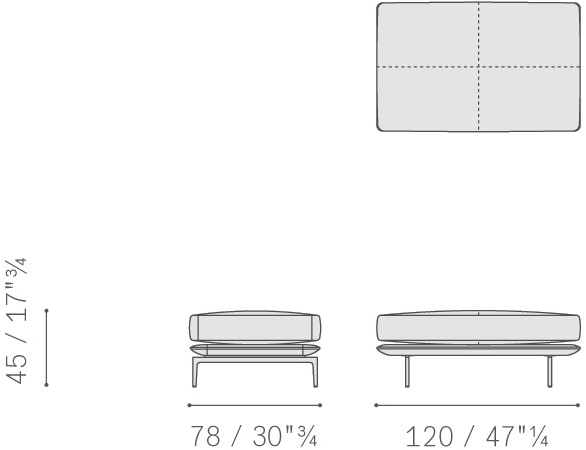 Poltrona Frau Модульный диван из кожи и ткани La collezione - divani e poltrone sun-id-1487212 - Вид №36