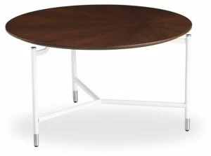 B&T Design Круглый журнальный столик из фанерованной древесины