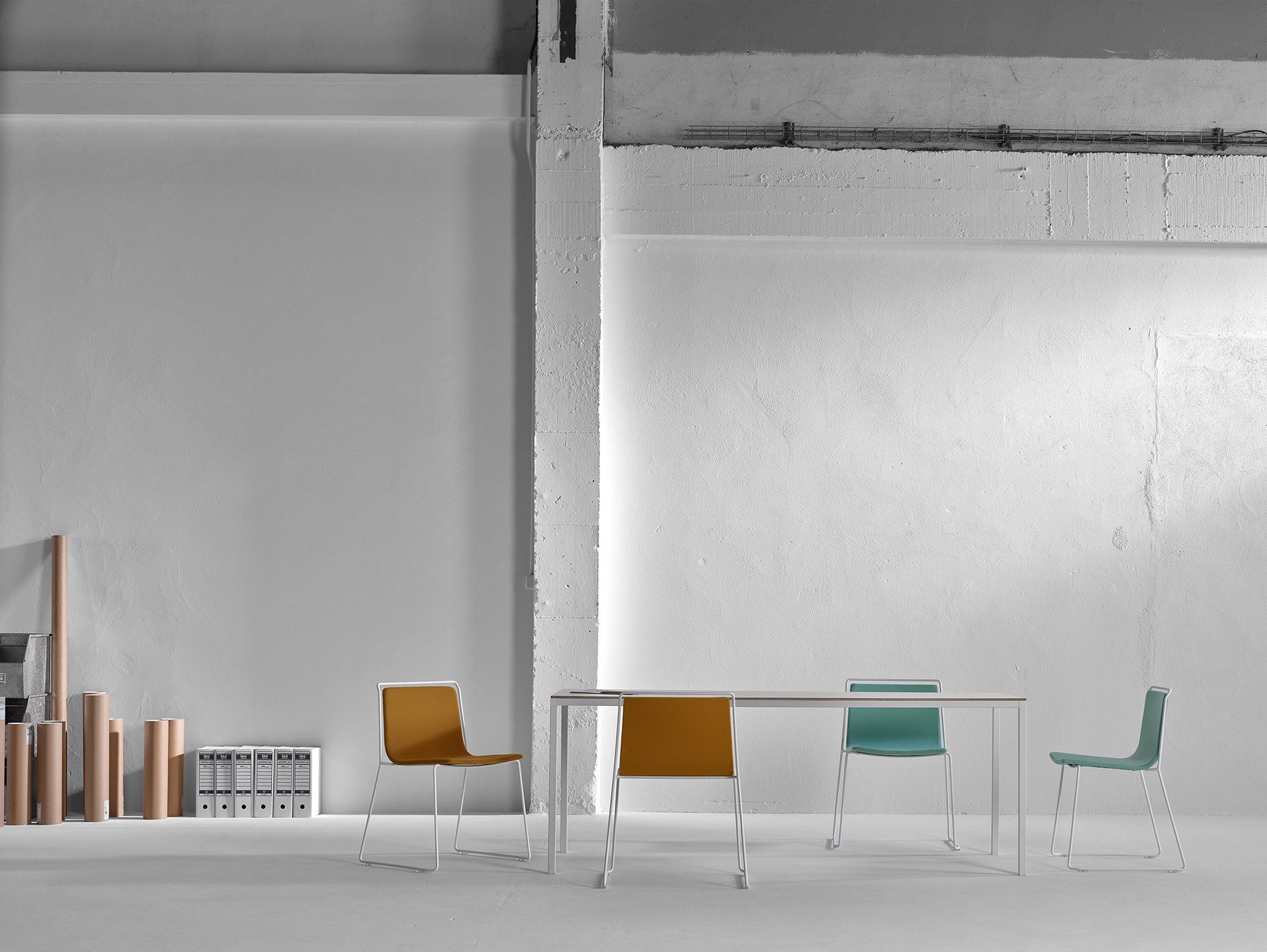 Штабелируемый стул для салазок ONDARRETA Alo ARCH-00034331 - Вид №13