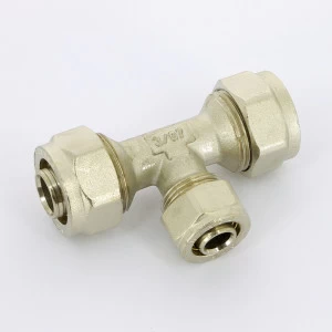 Тройник обжим редукционный HENCO 26х20х26