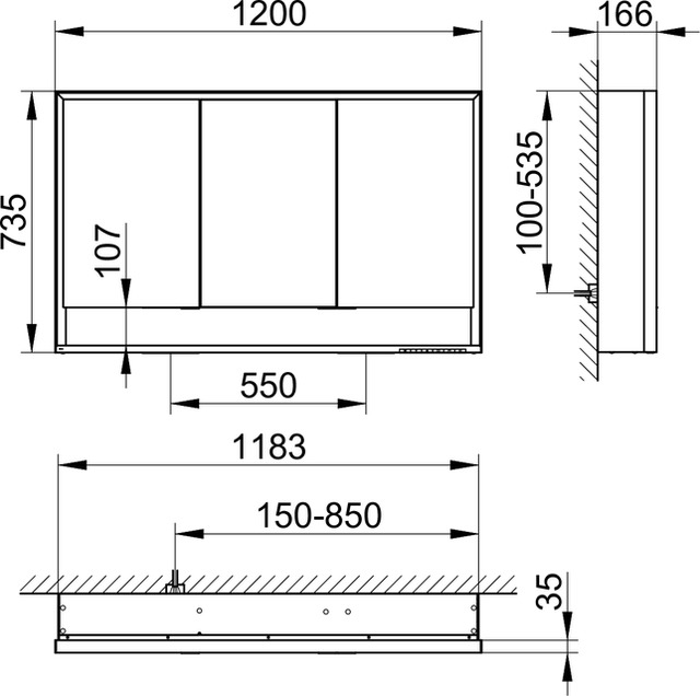 14305171304 Зеркальный шкаф KEUCO Royal Lumos - Вид №2