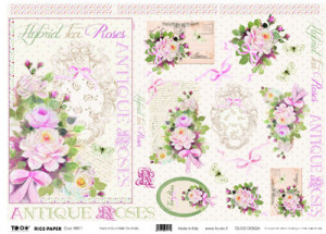 103 бумага рисовая Mini Rice Paper 35 x 50 98971 / TD To-Do