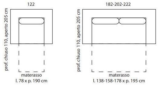 Gobbo Salotti Съемный диван, трансформируемый в ткань sun-id-1515824 - Вид №16